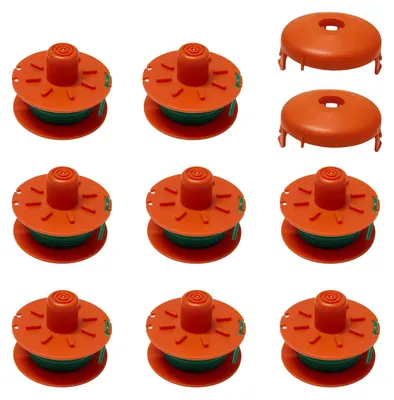 Image de Bobines de fil de coupe de 2 mm x 4,2 m (8 bobines + 2 protections)