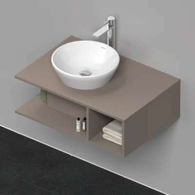 Produktbild von Waschtischunterbau D-NEO 1 Fach rechts 260x800x550mm basalt matt 260 x 800 x 550 mm basalt matt