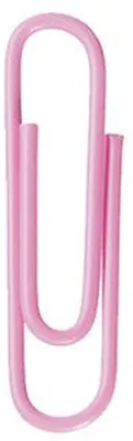 Produktbild von Alco Briefklammer Metall kunststoffüberz 26mm rosa 1000 Stück