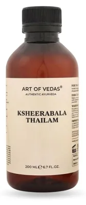 Imagen del producto de Art of Vedas Ksheerabala Thailam 200 ml - Aceite de masaje ayurvédico clásico y suave