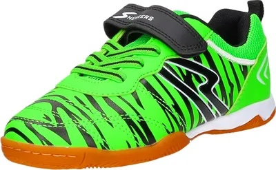 Produktbild von Sneakers Kinder-Sportschuh-Hallenschuh-Indoorschuh Grün-Schwarz, Farbe:grün, EU Größe:35