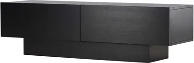 Produktbild von FURNLUX Tv Stand Cuenca Black 160cm / Hauptfarbe: Schwarz / Abmessungen: 160 x 47 x 45 cm