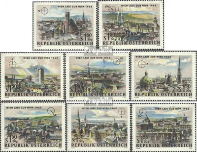 Produktbild von Briefmarken Österreich 1964 Mi 1164-1171 (kompl.Ausg.) postfrisch WIPA 65
