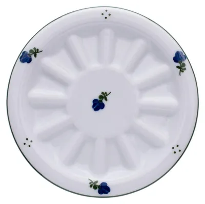 Image de Sous-verre à bière en porcelaine, fleurs, 12 cm, G. Benedikt
