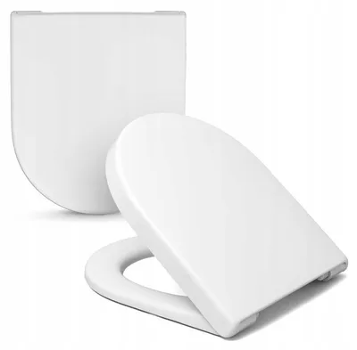 Produktbild von WC-Sitz für Duravit ME by Starck 2 / Starck 3, Ersatz 0020190000, Duroplast Weiß, Soft-Close, abnehmbar, 37 x 43 cm