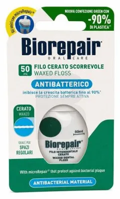 Productafbeelding van Biorepair gewaxte flosdraad, 50 meter