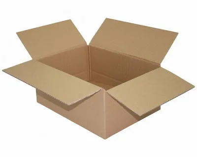 Produktbild von 2x Faltkarton 350x250x(100)-150mm mit variabler Höhe 1-wellig Dickwelle braun