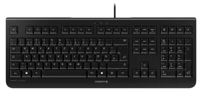 Zdjęcie produktu dla CHERRY KC 1000, Pełnowymiarowy (100%), Przewodowa, USB, QWERTY, Czarny