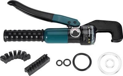 Obrázok produktu pre Súprava hydraulických lisovacích nástrojov YQK-70, tlak 80 kN, zdvih 12 mm, pre káble 12-2/0 AWG, elektrický lisovací nástroj s plastovým puzdrom, ľahký a robustný