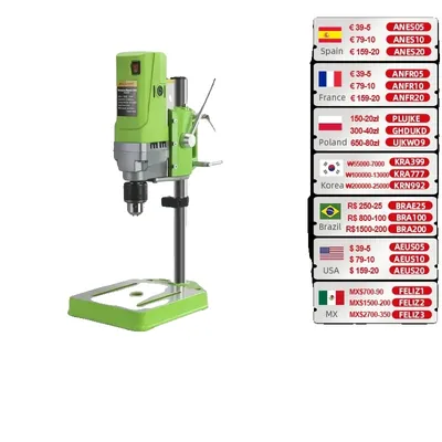 Immagine prodotto di Mini trapano elettrico da banco, potenza 710 W, mandrino 15-13 mm