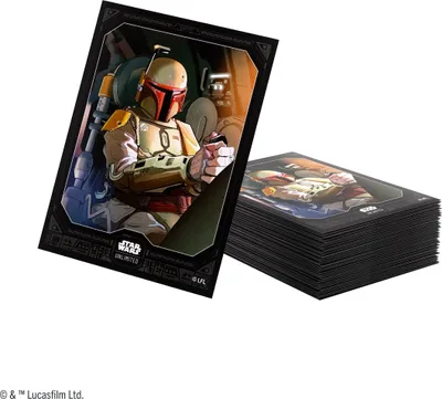 Zdjęcie produktu dla Asmodee Czech Republic Gamegenic SWU: Koszulki na karty - Boba Fett