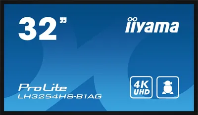 Image de iiyama LH3254HS-B1AG, Écran plat numérique, 80 cm (31.5"), LCD, 1920 x 1080 px, Wi-Fi, 24/7