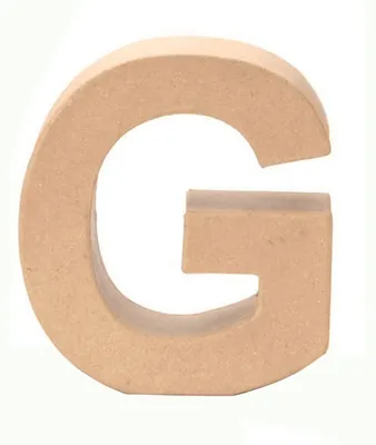 Immagine prodotto di Cartone Glorex lettera G 17,5 x 5,5 cm