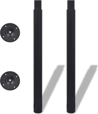 Obrázek produktu pro vidaXL Teleskopické stolové nohy 4 ks černé 710 - 1100 mm