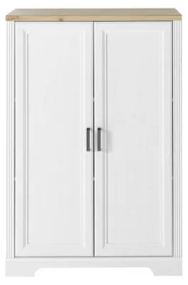 Produktbild von home24 Büroschrank - Pinie Weiß Nachbildung / Eiche Artisan Nachbildung
