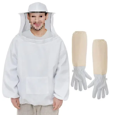 Immagine prodotto di Omgoods - Tuta professionale per apicoltori, con cappello e velo, per la massima protezione