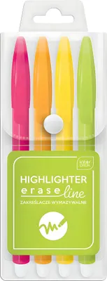 Image de Surligneur effaçable Interdruk Neon 4 couleurs