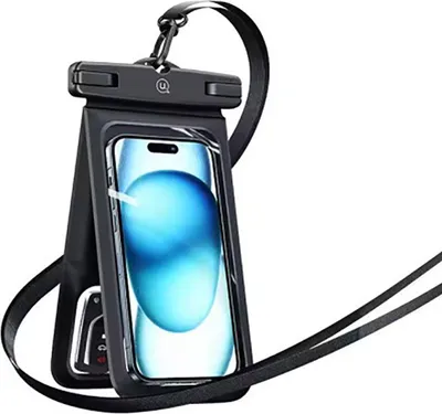 Obrázek produktu pro Usams Vodotěsné Dvojité Pouzdro 6,7" Ip68 Černá/Černá Fsd1401 (Yd014)