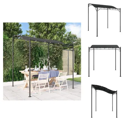 Produktbild von vidaXL Markise Anthrazit 2x2,3 m 180 g/m² Stoff und Stahl - Pavillons & Partyzelte