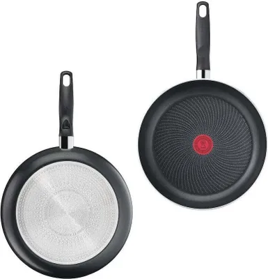 Obrázok produktu pre Tefal Start'easy C26706, Kolo, Viacúčelová panvica, Čierna, Titán, Hliník, Termo indikátor