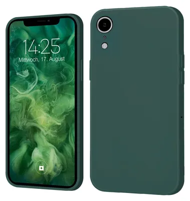 Produktbild von Hülle für Apple iPhone XR Case Cover Bumper Smartphone Softgrip Schutzhülle Farbe: Grün