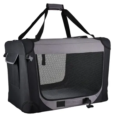Produktbild von Trendline Hundetransportbox S schwarz-grau