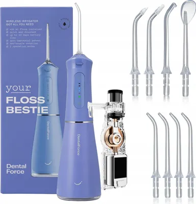 Produktbild von Dentalforce Zahnirrigator 400 ml 5 Modi 9,66 Bar 40 Tage Betriebszeit DFOI8005P
