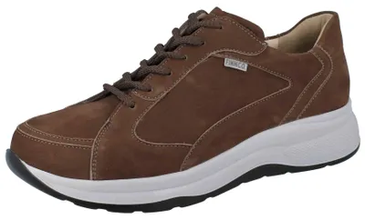 Produktbild von FINN COMFORT FINNCO Piccadilly Herren Halbschuhe braun chestnut Nubukleder - Größe: UK 9