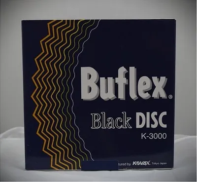 Produktbild von KOVAX Buflex Stick-on Scheiben P3000 schwarz Ø152mm,  25Stk.
