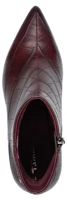 Produktbild von Tamaris Damen Stiefelette Reißverschluss Croco-Look Vegan 1-25384-47, Größe:40 EU, Farbe:Rot