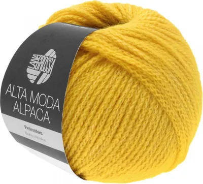 Produktbild von Lana Grossa Alta Moda ALPACA 0070 Sonnengelb 50g