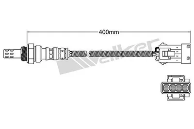 Produktbild von VEGAZ Lambdasonde passend für PEUGEOT 207 (WA, WC) 400mm ULS-368