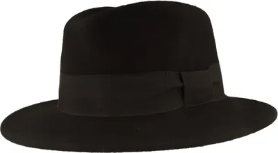 Knautschbarer Damen Traveller von Hut-Breiter in schwarz