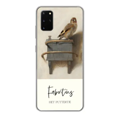 Produktbild von MuchoWow® Handyhülle Schutzhülle Hülle für Samsung Galaxy S20 Plus Alte Meister - Der Stieglitz - Fabritius Silikon Softcase Handy Hülle - Hartschale