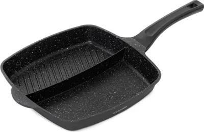 Zdjęcie produktu dla HOMLA Patelnia LUCASO grillowa z przegródką 28cm