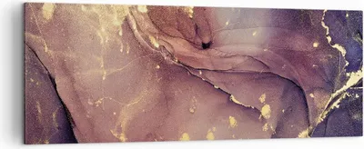 Produktbild von Bild auf Leinwand - Leinwandbild - Einteilig - Stein Gold Marmor - 140x50cm - Wand Bild - Wanddeko - Wandbilder - Leinwanddruck - Bilder - Wanddekoration - Leinwand bilder - Wandbild - AB140x50-4714