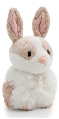 Image de Peluche Nici Lapin 12 cm, debout, beige/blanc