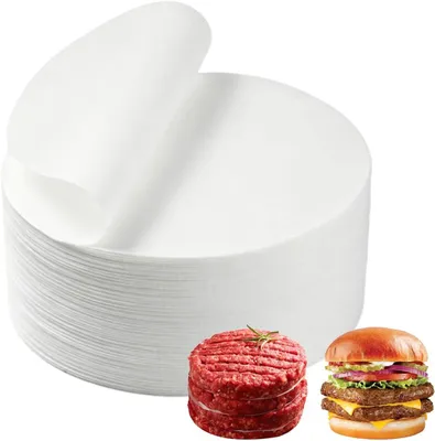 Obrázok produktu pre Papier na pečenie 13 cm, 600 kusov, okrúhly, nepriľnavý povrch, tepelne odolný, pre teplovzdušnú fritézu
