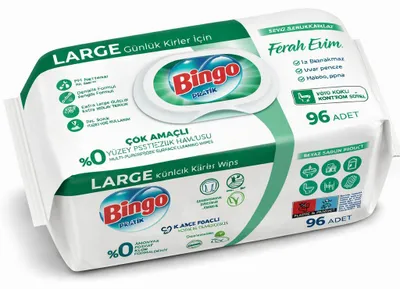 Produktbild von Bingo Feuchttücher Grün 1x 96 Tücher