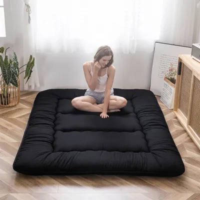 Immagine prodotto di Materasso da pavimento giapponese confortevole - Materasso futon spesso e tatami con memory foam per la camera da letto