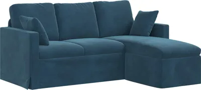 Immagine prodotto di Divano vidaXL blu 178 x 134 x 80 cm in velluto