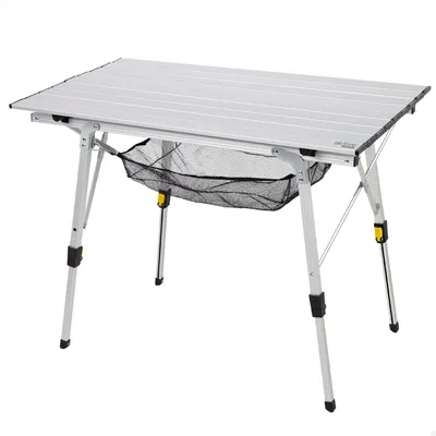 Immagine prodotto di Tavolo pieghevole con gambe telescopiche, dimensioni 90 x 51 x 45/70 cm