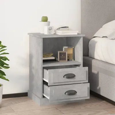 Zdjęcie produktu dla VidaXL 816337, Kolor betonu, Drewno, 430 mm, 360 mm, 600 mm, 2 szt.