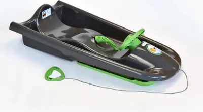 Produktbild von Snow Flyer 21204 Lenkschlitten ; Farbe: Anthrazit ; Maße: 100 x 56 x 25