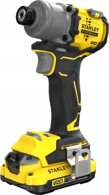 Produktbild von Stanley SFMCF830D2K-QW, Schlagschrauber, Pistolengriff, 1/4", Schwarz, Gelb, Bürstenlos, 3200 RPM