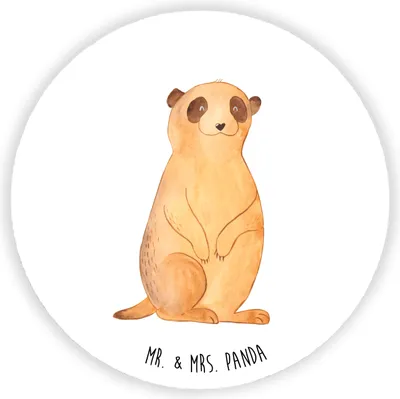 Produktbild von Mr. & Mrs. Panda Kühlschrankmagnet Erdmännchen - Weiß - Geschenk, Spruch, Kühlschrank Magnet, Afrika, Traveling, Roadtrip, whiteboardmagnet, für, Reisen, pinnwand