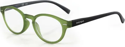 Image de Lunettes de lecture Distinguo Giotto, recharge, correction 3.5, vert et noir, branches flexibles
