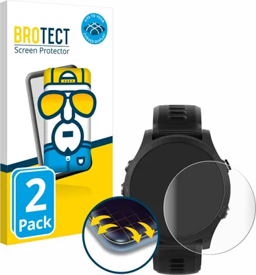 Produktbild von 2x BROTECT Fullscreen Schutzfolie für Garmin Forerunner 935 Displayschutz Folie Fullcover Klar Transparent