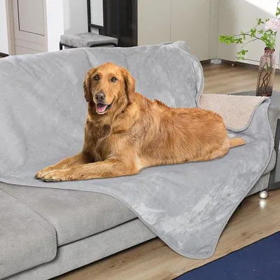 Produktbild von Famanu Hundedecke Weiche, waschbare Decke für Haustierbetten - Super Large 152 x 127 cm