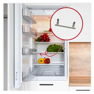 Produktbild von Türgriff weiß Abstand 244 mm für Kühlschrank